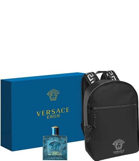 versace men's cologne set|versace cologne set with backpack.